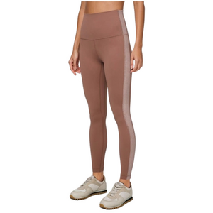 Lululemon Align Super High Rise Pant 28" Velvet SE Size 10 Spanish Oak